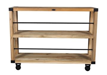 Console Table with Wheels