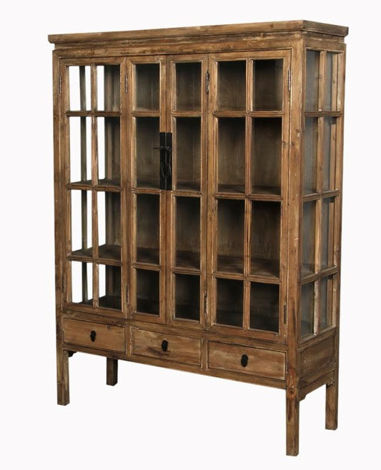 Cedar Wood Display Cabinet