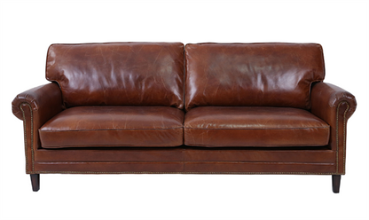 3-Seater Sofa in Vintage Cigar Leather