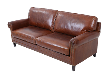 3-Seater Sofa in Vintage Cigar Leather