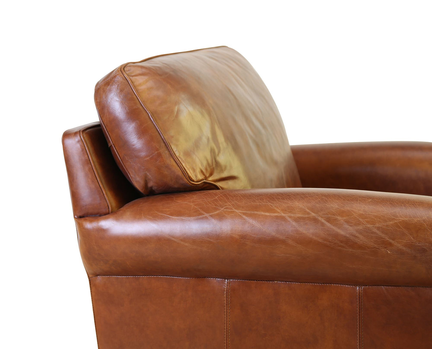 Fairfield Vintage Cigar Leather Armchair