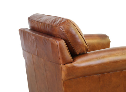 Fairfield Vintage Cigar Leather Armchair